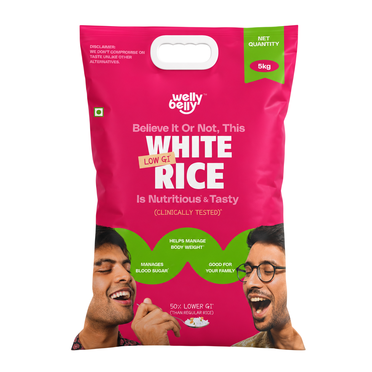 Low GI White Rice | 50% Lower Glycemic Index, Diet-Friendly Rice - Welly Belly